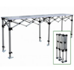 Location de matériel pour evenementiel. Bar pliant, barnum, bancs, tables, chaises bar pliant